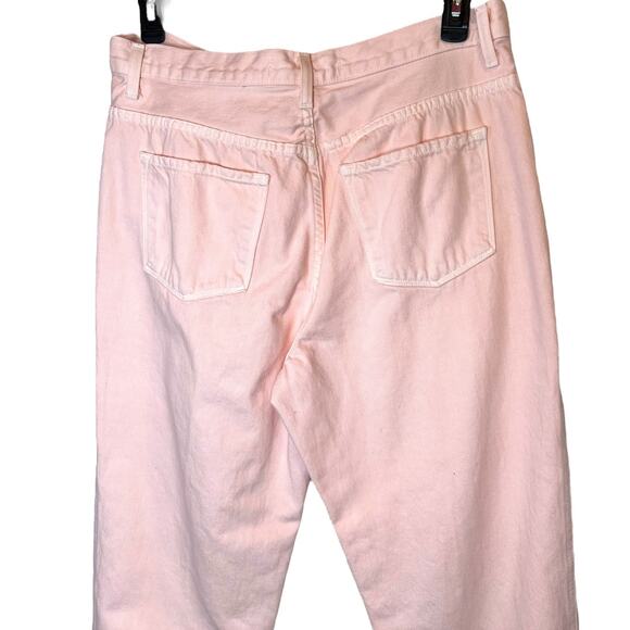 J BRAND Heather Button Fly Jeans in Lulled Cropped in Pink Women's Size 32 = 12 - Picture 6 of 12